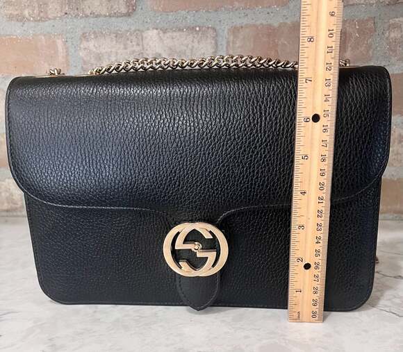 Black Gucci Interlocking G shoulder bag - Picture 12 of 12